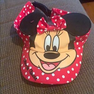 Disney Minnie Mouse polka dot sun visor hat